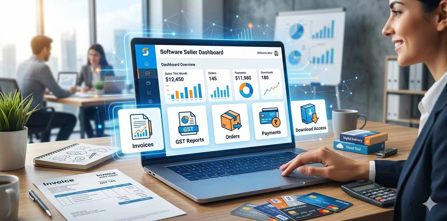 GST and Invoice Management for Online Software Sellers in India